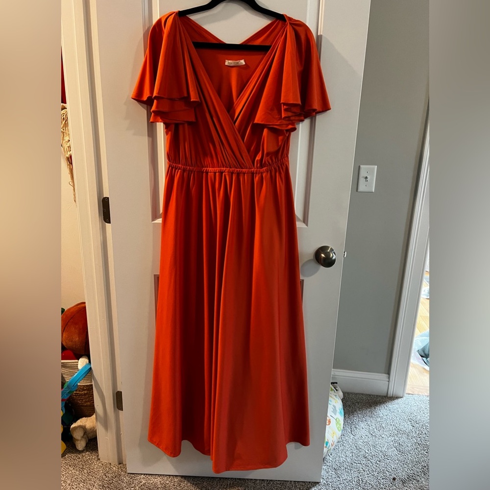 Koh Koh Dress with split flutter sleeves